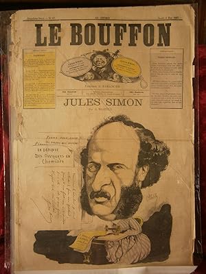 Seller image for LE BOUFFON . REVUE HUMORISTIQUE HEBDOMADAIRE . N 67 / 9 MAI 1867 for sale by LA FRANCE GALANTE