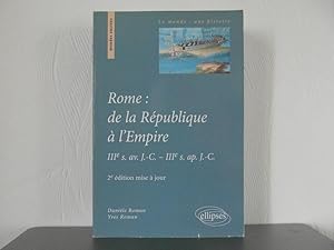 Bild des Verkufers fr Rome: de la Republique a l'Empire zum Verkauf von Bidonlivre