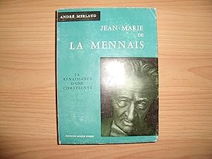 Seller image for JEAN MARIE DE LA MENNAIS for sale by Le temps retrouv