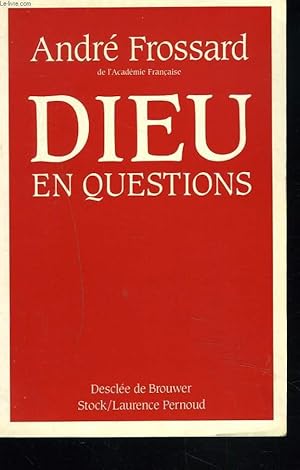 Seller image for DIEU EN QUESTIONS for sale by Le-Livre
