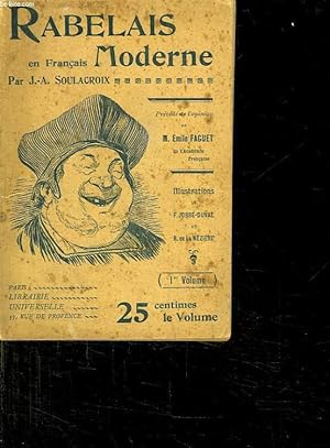 Seller image for RABELAIS EN FRANCAIS MODERNE. TOME 1. for sale by Le-Livre