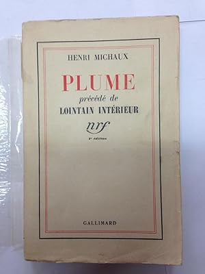 Seller image for Plume précédé de Lointain intérieur for sale by LibrairieLaLettre2