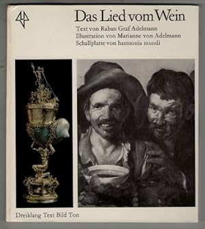 Seller image for Das Lied vom Wein. (Mit Schallplatte) for sale by Antiquariat Peda