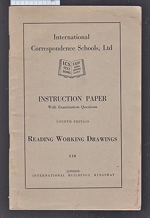 Reading Working Drawings : Instruction Paper with Examination Questions