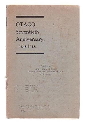 Imagen del vendedor de Religious Commemoration of the Seventieth Anniversary of Otago. a la venta por Renaissance Books, ANZAAB / ILAB