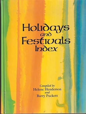 Bild des Verkufers fr Holidays And Festivals Index zum Verkauf von Jonathan Grobe Books