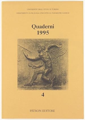 QUADERNI del Dipartimento di filologia linguistica e tradizione classica / Università degli studi...