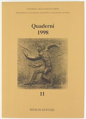 QUADERNI del Dipartimento di filologia linguistica e tradizione classica / Università degli studi...