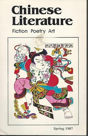 Seller image for Chinese Literature: Fiction, Poetry, Art: Spring, 1987 for sale by Dorley House Books, Inc.