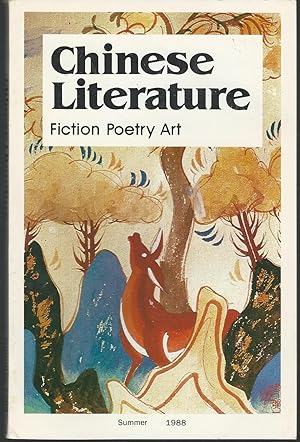 Immagine del venditore per Chinese Literature: Fiction, Poetry, Art: Summer, 1988 venduto da Dorley House Books, Inc.