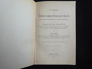 Bild des Verkufers fr Leitfaden der Elektromaschinentechnik mit besonderer Bercksichtigung der elektrischen Beleuchtung. zum Verkauf von Malota