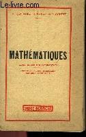 Seller image for MATHEMATIQUES, CLASSE DE SCIENCES EXPERIMENTALES for sale by Le-Livre