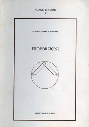 Seller image for Proporzioni. for sale by FIRENZELIBRI SRL