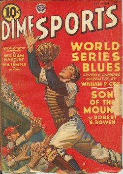 Bild des Verkufers fr DIME SPORTS Magazine: August, Aug. - September, Sept. 1939 zum Verkauf von Books from the Crypt