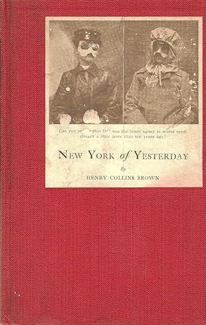 Seller image for NEW YORK OF YESTERDAY. for sale by Legacy Books