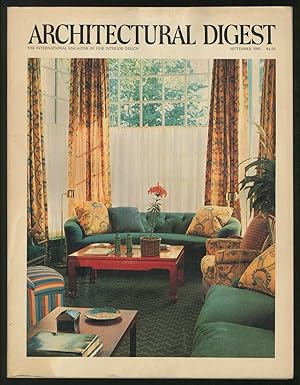 Seller image for Architectural Digest: September 1981 for sale by Between the Covers-Rare Books, Inc. ABAA