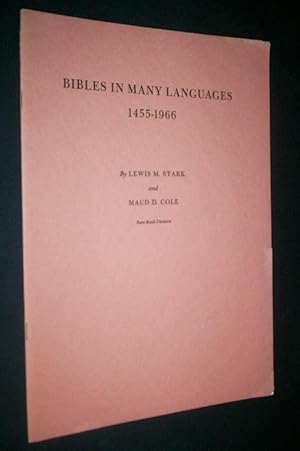 Seller image for Bibles in Many Languages 1455-1966. for sale by GH Mott, Bookseller