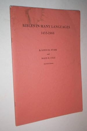 Seller image for Bibles in Many Languages 1455-1966. for sale by GH Mott, Bookseller