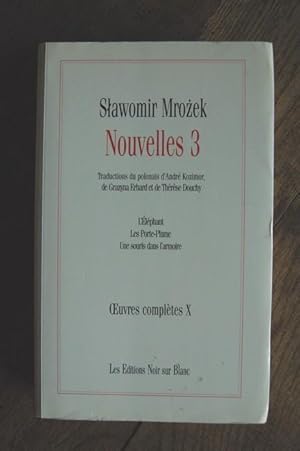 Bild des Verkufers fr Nouvelles 3 - L'Elphant - Les Porte-Plume - Une souris dans L'armoire zum Verkauf von Un livre en poche