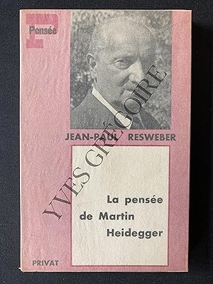 Seller image for LA PENSEE DE MARTIN HEIDEGGER for sale by Yves Grgoire