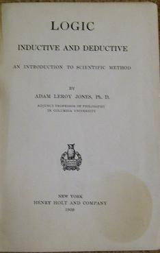 Imagen del vendedor de Logic Inductive and Deductive a la venta por Wordbank Books