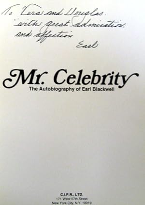 Seller image for Mr. Celebrity for sale by Trilby & Co. Books