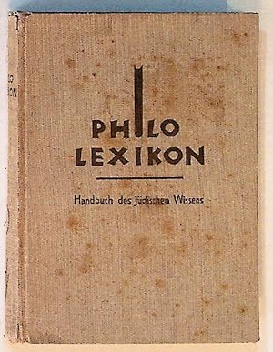 Philo-Lexikon. Handbuch des Jüdischen Wissens