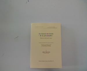 Bild des Verkufers fr La licence des droits de la personalite. Etude de droit prive suisse. zum Verkauf von Antiquariat Bookfarm