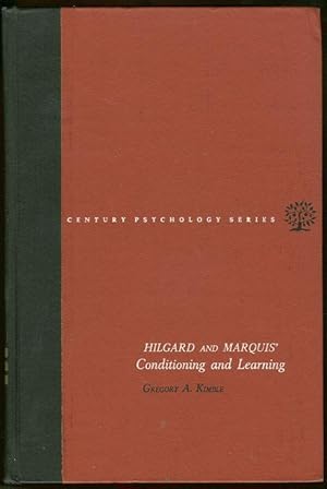 Imagen del vendedor de HILGARD AND MARQUIS' CONDITIONING AND LEARNING a la venta por Gibson's Books