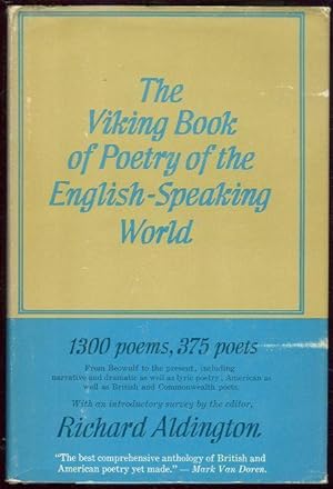 Image du vendeur pour VIKING BOOK OF POETRY OF THE ENGLISH SPEAKING WORLD Volume I mis en vente par Gibson's Books