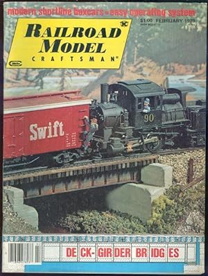 Seller image for RAILROAD MODEL CRAFTSMAN MAGAZINE FEBRUARY 1979 for sale by Gibson's Books