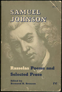 Seller image for RASSELAS, POEMS AND SELECTED PROSE for sale by Gibson's Books