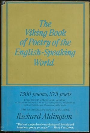 Imagen del vendedor de VIKING BOOK OF POETRY OF THE ENGLISH SPEAKING WORLD Volume I a la venta por Gibson's Books