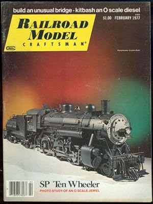 Seller image for RAILROAD MODEL CRAFTSMAN MAGAZINE FEBRUARY 1977 for sale by Gibson's Books