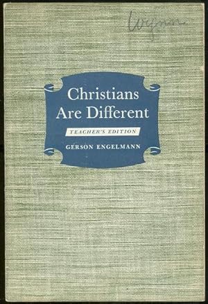 Seller image for CHRISTIANS ARE DIFFERENT Teacher's Edition for sale by Gibson's Books