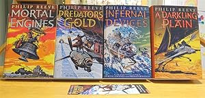 Mortal Engines Quartet all signed 1st Editions, 1st Printings - Mortal Engines, Predators Gold, I...