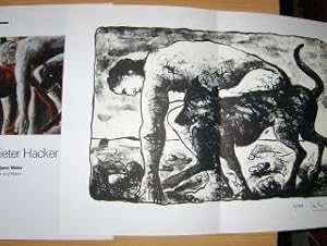 Dieter Hacker Oedipus: Maler Bilder und Blätter + LITHOGRAPHIE (Sign.) *.