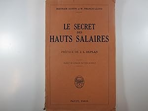 Seller image for LE SECRET DES HAUTS SALAIRES for sale by Costa LLibreter