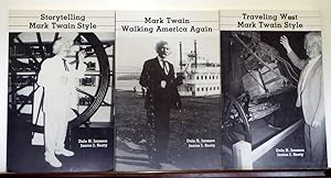 Seller image for MARK TWAIN WALKING AMERICA AGAIN; STORYTELLING MARK TWAIN STYLE; TRAVELING WEST MARK TWAIN STYLE (3 VOLUMES) for sale by RON RAMSWICK BOOKS, IOBA