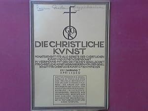 Seller image for Giottos Fresken in der Arena-Kapelle zu Padua als Epos und Weltbild betrachtet. - in : XXV. Jahrgang Heft 7 - 1929 : Die christliche Kunst. Monatsschrift fr alle Gebiete der christlichen Kunst und Kunstwissenschaft in Verbindung mit der deutschen Gesellschaft fr christliche Kunst; for sale by books4less (Versandantiquariat Petra Gros GmbH & Co. KG)