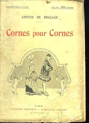 Seller image for CORNES POUR CORNES. for sale by Le-Livre