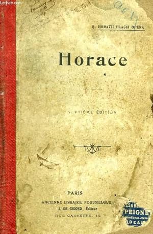 Seller image for HORACE for sale by Le-Livre