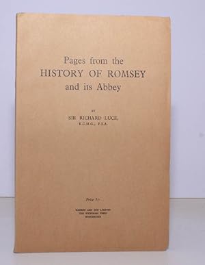 Imagen del vendedor de Pages from the History of Romsey and its Abbey. [Second Impression]. NEAR FINE COPY a la venta por Island Books