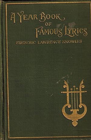 Bild des Verkufers fr A Year Book of Famous Lyrics zum Verkauf von UHR Books