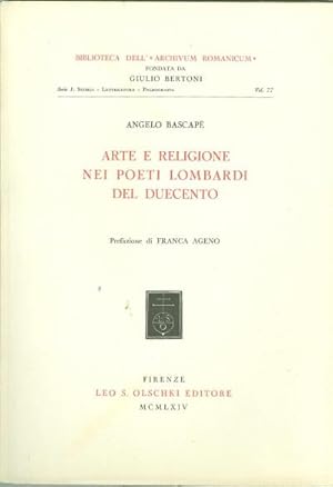 Arte e religione nei poeti lombardi del Duecento