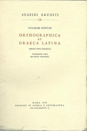 Orthographica et graeca latina