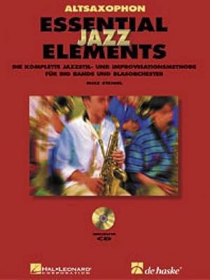 Bild des Verkufers fr Essential Jazz Elements, fr Altsaxophon, m. 2 Audio-CDs : Die komplette Jazzstil- und Improvisationsmethode fr Big Bands und Blasorchester. Mit CDs zum ben und Mitspielen zum Verkauf von AHA-BUCH GmbH