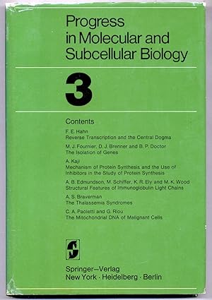 Bild des Verkufers fr Progress in Molecular and Subcellular Biology - Volume 3 zum Verkauf von The BookChase