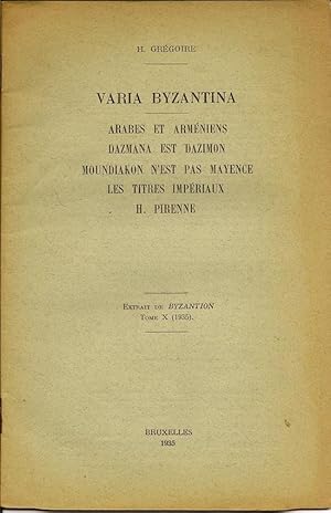 Les Armeniens Entre Byzance Et L'Islam