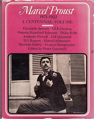 Bild des Verkufers fr Marcel Proust, 1871-1922: A Centenary Volume zum Verkauf von Dorley House Books, Inc.